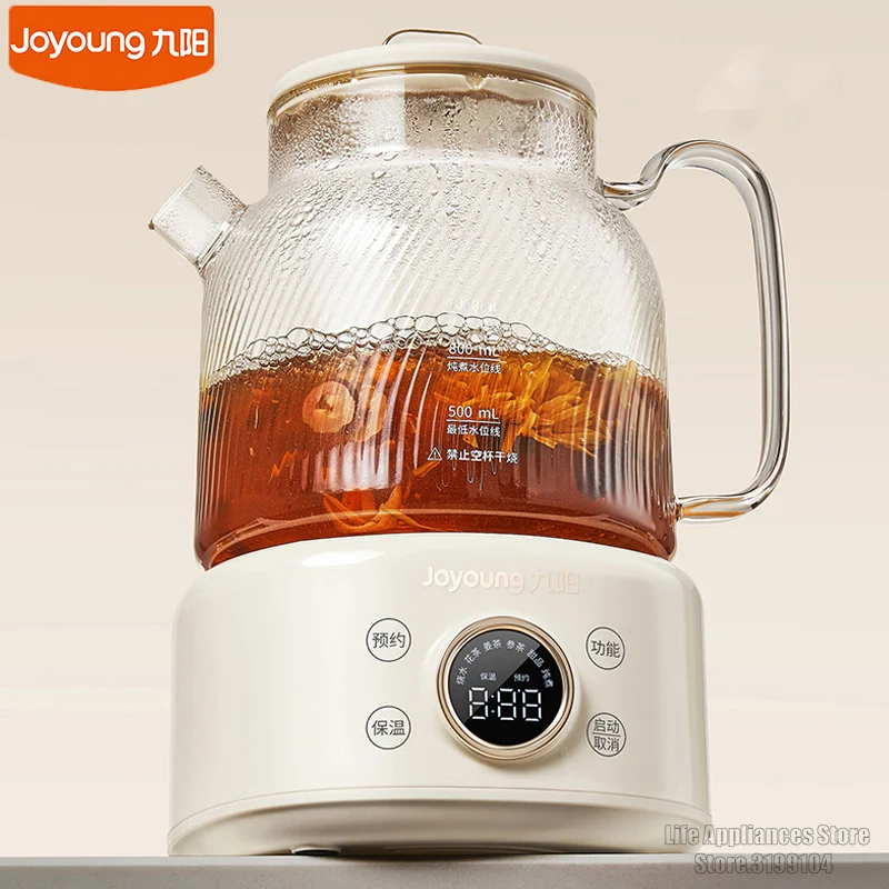 

Joyoung WY101 Electric Kettle 220V Desktop Flower Tea Boiler 24H Appointment Multi Cooker 600W Heating Dessert Soup Stew Pot