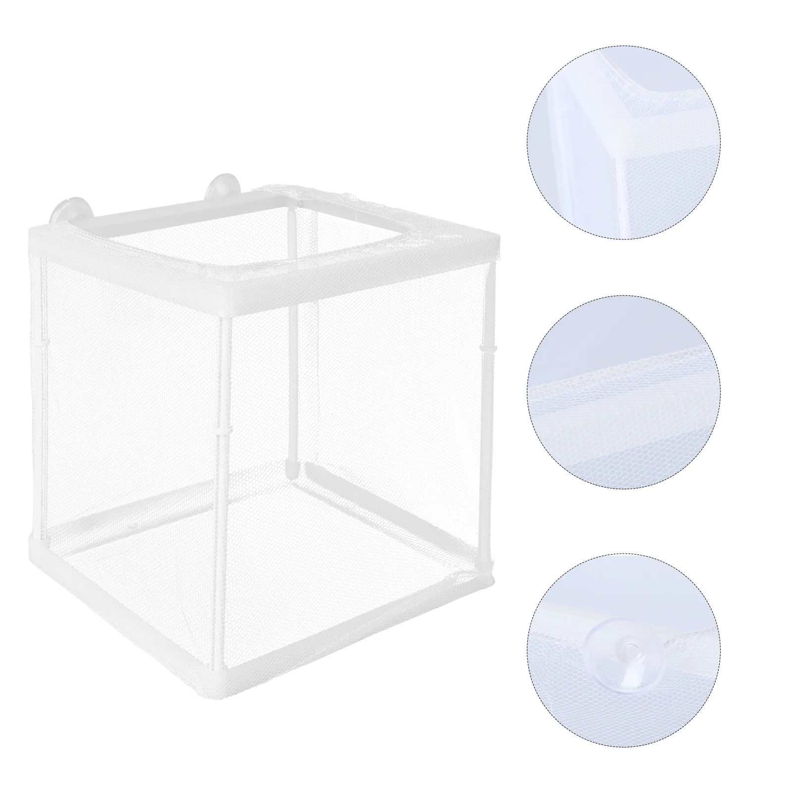 Isolation Box Incubation Aquarium Fighter Mini Nursery Fish Bowl Farming Net Paridera Breeding