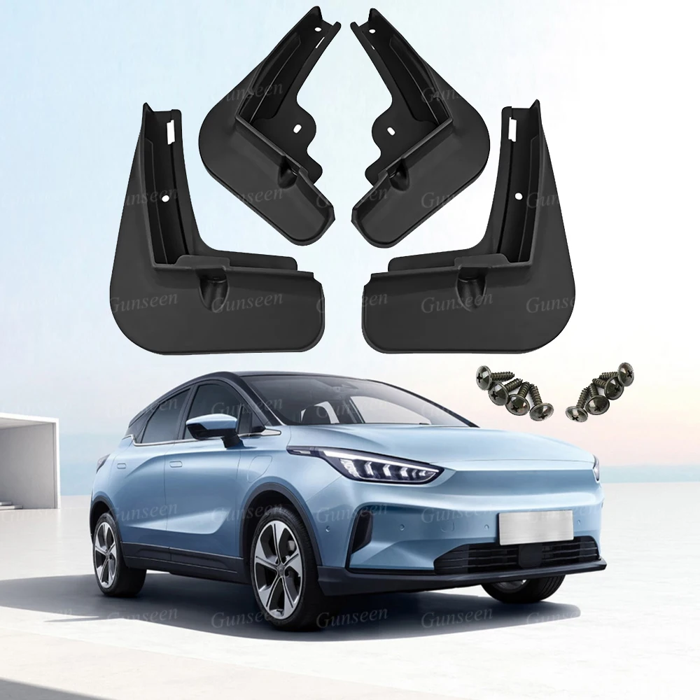 

For Geely Geometric C 2021 2022 2023 Mudguards Car Accessories Protector Front Rear Mud Flap Scuff Plate Guard Splash Styling