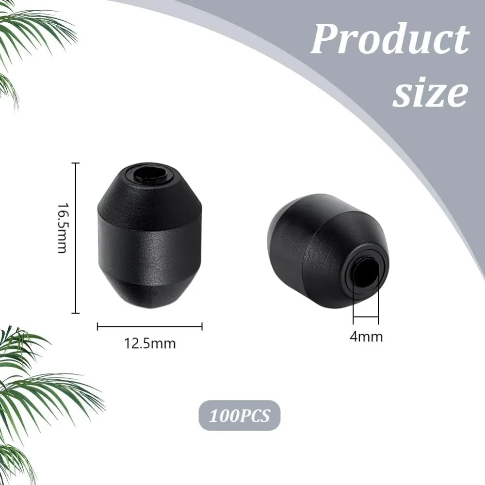 100 قطعة الوتد هوك السدادات رف شاشة سدادة 4 مللي متر ثقب التحكم في المخزون مقاطع المنتج السدادات عرض السنانير #2