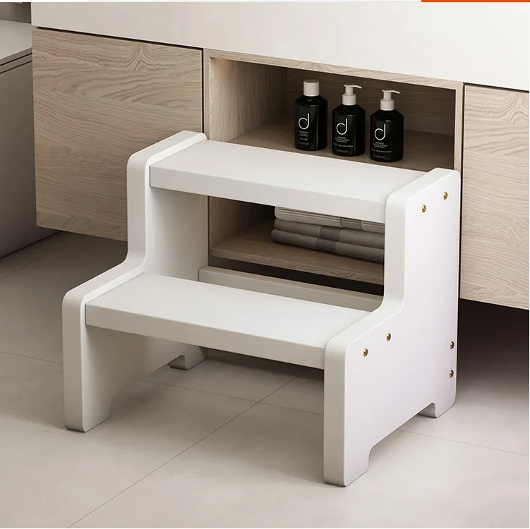 Adult steps Stairs Wooden ladders Stool Household 2-step ladders Climbing 3 small Two wooden ladders