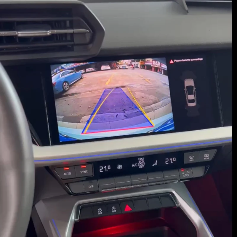 Rückfahrkamera-Schnittstellenmodul für Audi A3L S3 8Y RS3 A4L A5 RS4 RS5 Q5L Rückfahrkamera-Backup MIB3 Rückfahrkamera-Assistent-System