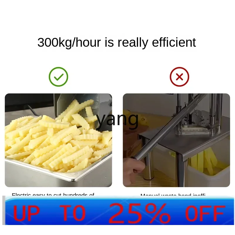 

CX electric potato slicing machine automatic multi-function dicing machine