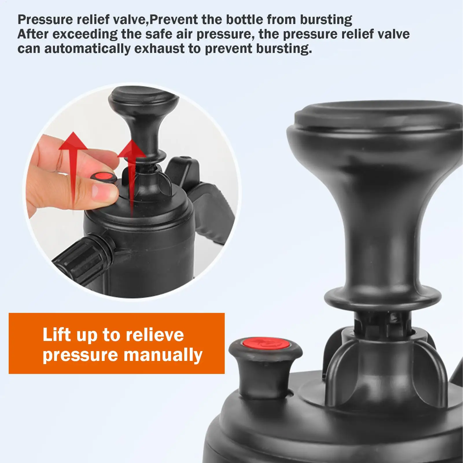 

Ручной распылитель для пены, 2 л, с 2 насадками