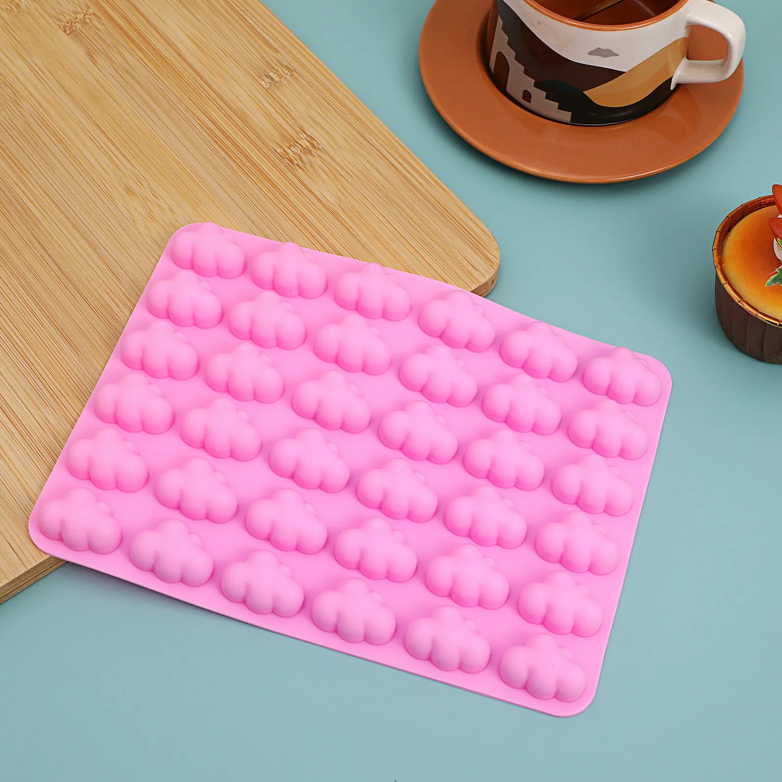 

Premium Silicone Cloud Chocolate Mold Multi-Function Non-Stick Easy Stripping Heat-Resistant Safe for Oven Refrigerator