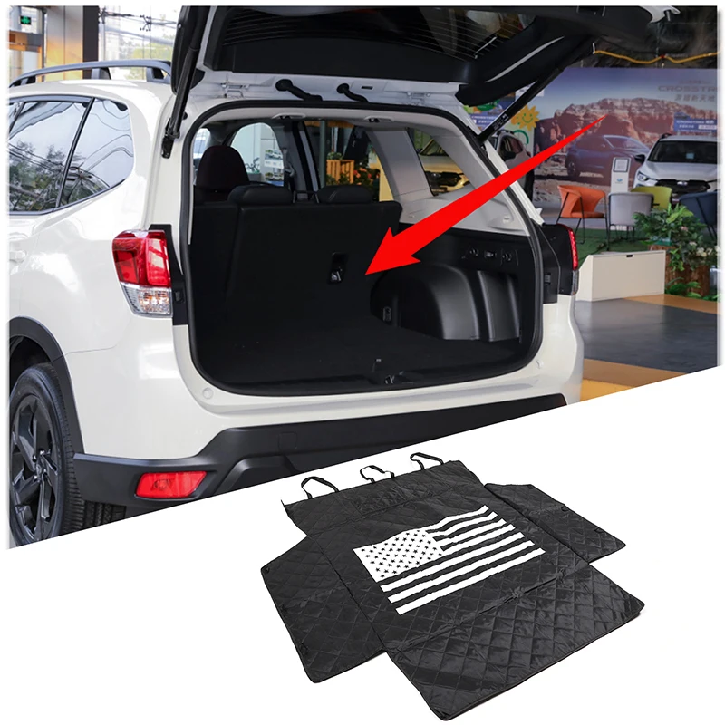 

car trunk mats For Subaru Forester 2019-2024 waterproof boot carpets cargo liner cover