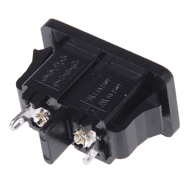 5pcs AC-027 B/w Female AC Power Inlet Connector With Bay 8 Figure Of Eight Sockets Pure Copper