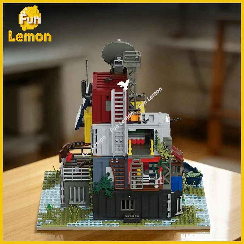 

66202 Post-apocalyptic Shelter Base 2859pcs Building Blocks Creative Architecture Model Kids DIY Bricks Toy