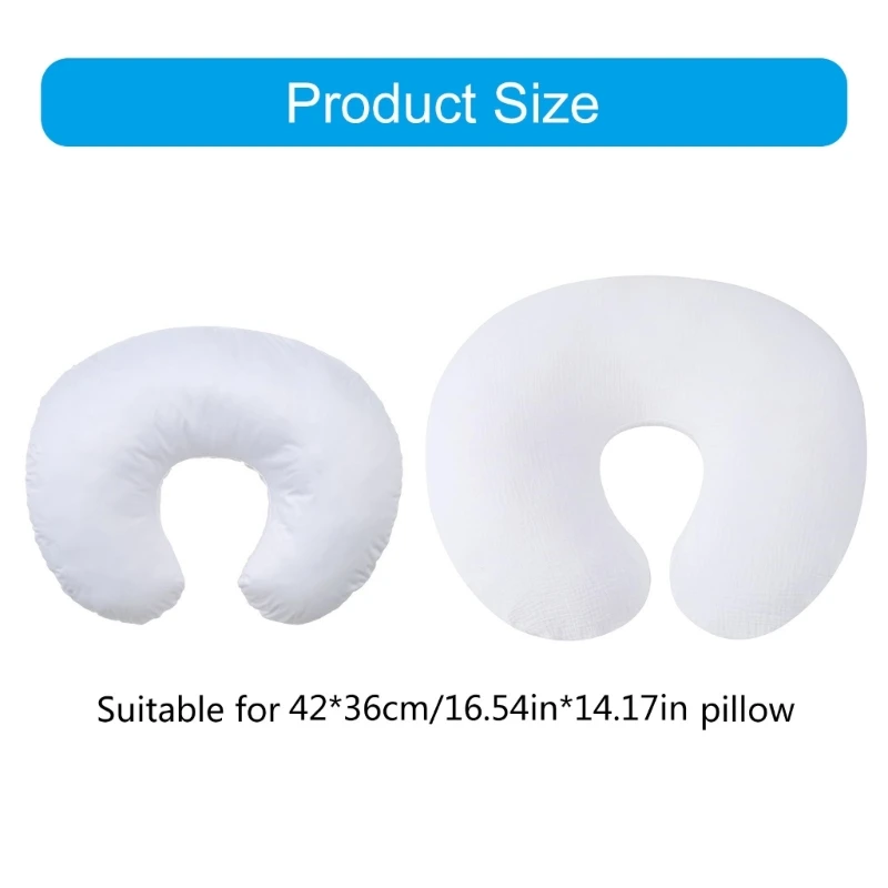 Infant Nursing Pillow Soft & Breathable Pillow Cover Stretchable Slipcover Baby Breastfeeding Pillowcase Sleeve Dropshipping