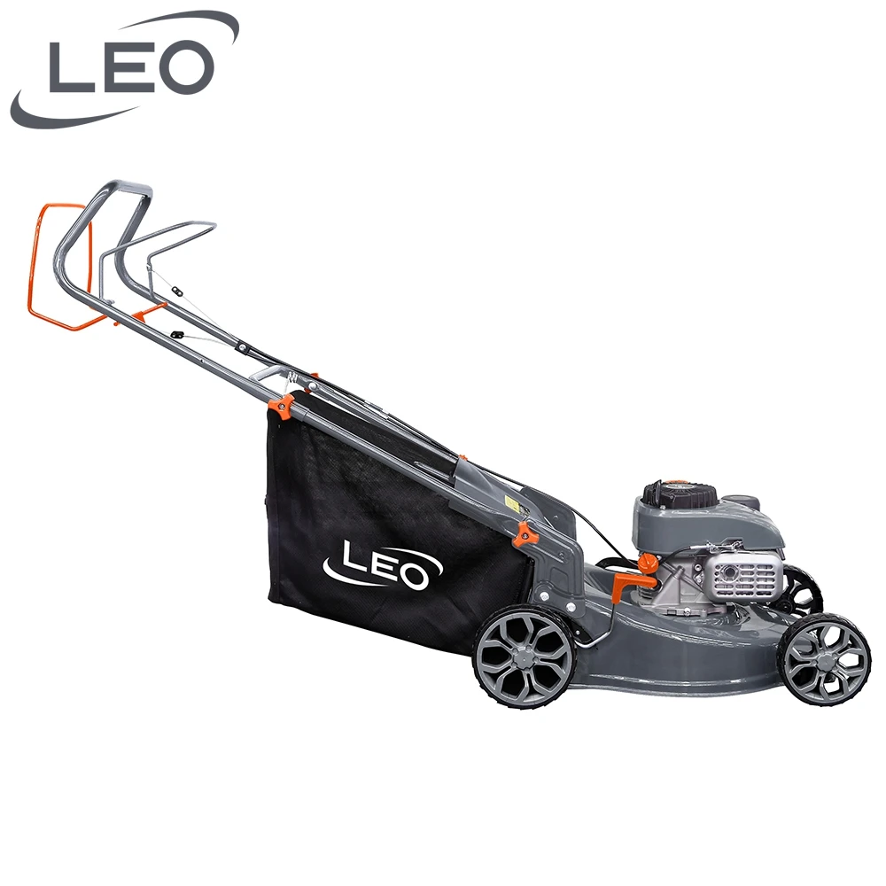 LEO LM46Z-L(NP130) جزازة العشب اللاسلكية البنزين مقبض قابل للطي محرك قطع العشب Sod آلة القطع بالجملة