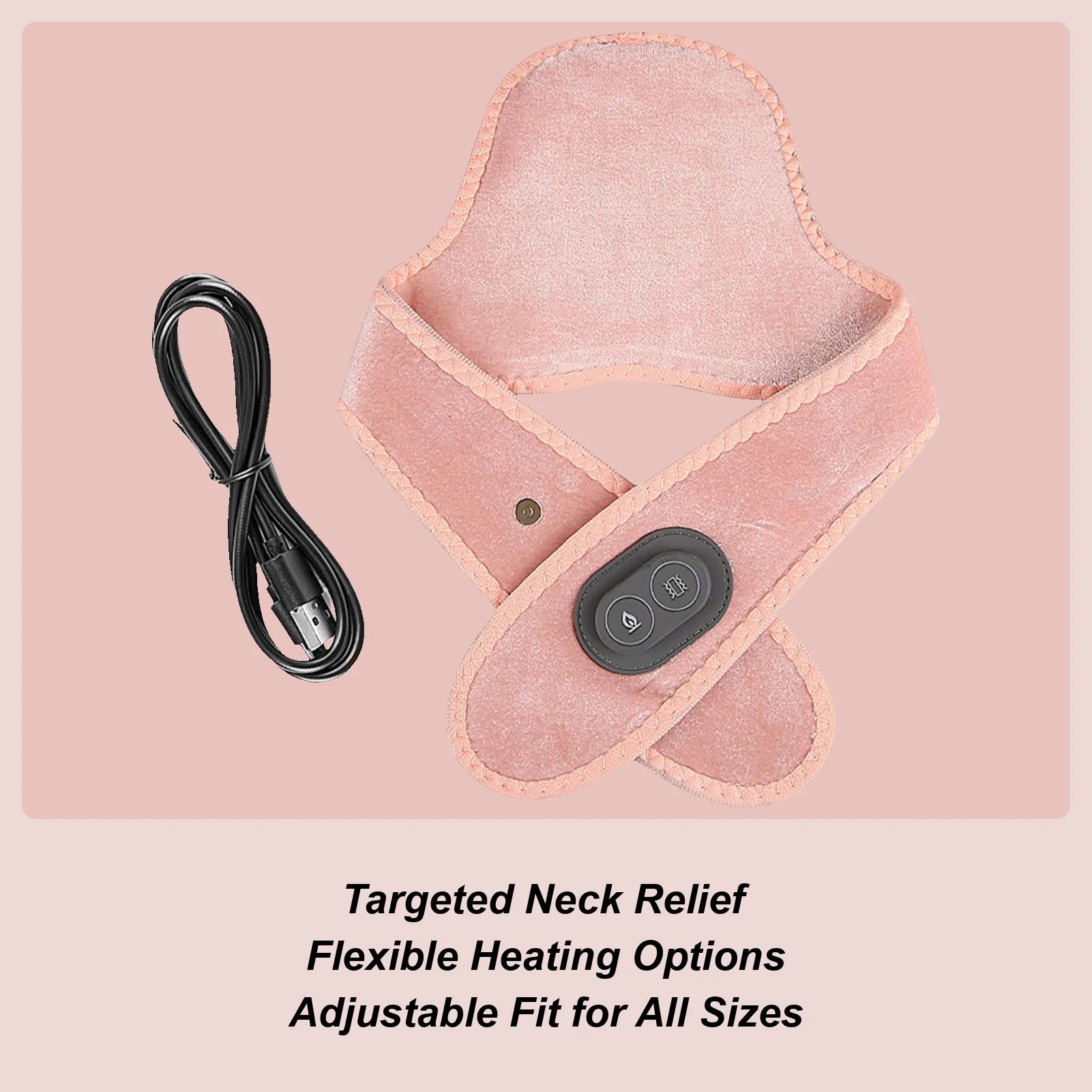

Neck Heating Pad Magnetic Ergonomic 3 Temp Heater Neck Heater Electric Heated Wrap For Muscle Soreness Stiffness Relaxation Men