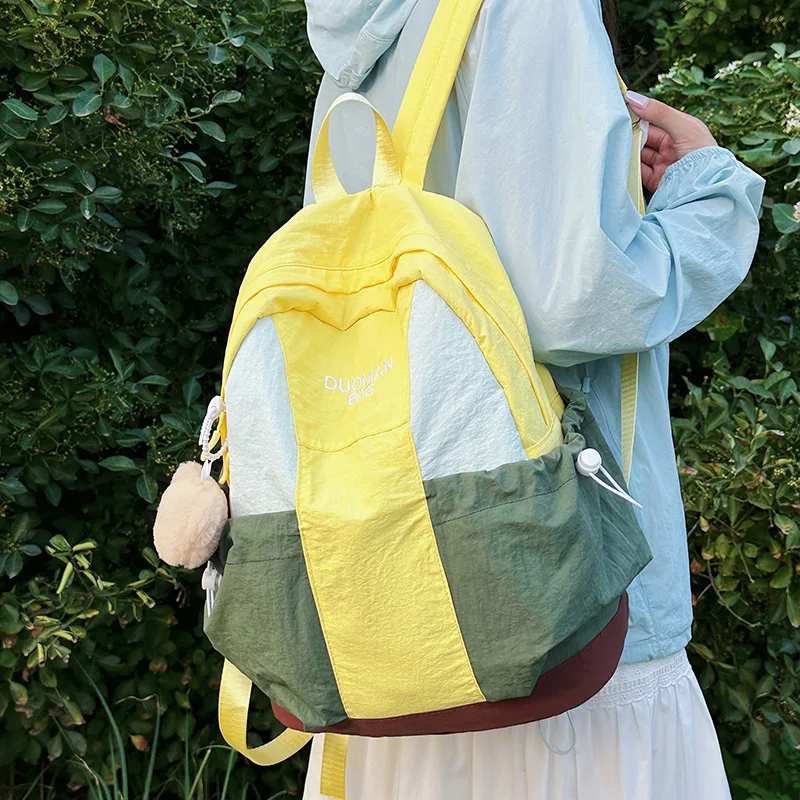 Backpack Girls Fashion Backpack Cute Backpack Small Bag Mini School Bag Travel Pouch Casual Lightweight American Style