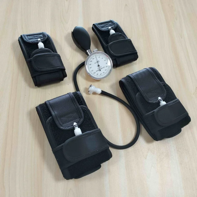 

Blood Flow Restriction Cuff (BFR) Training Therapy Closure Air Cuff with Instrument Panel and Pump for Accurate Pressure CUFF 2