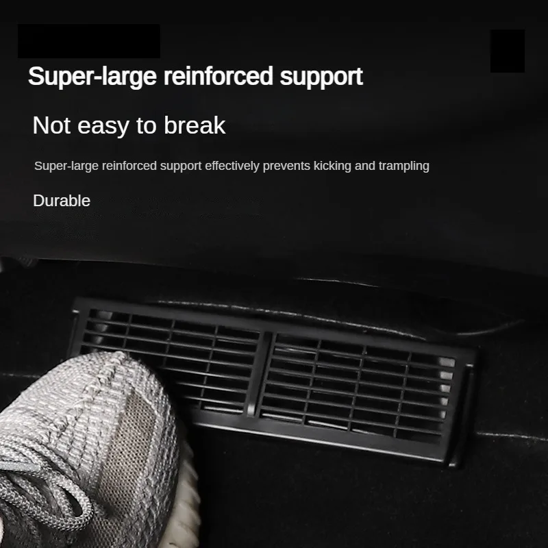 for Tesla Model 3 Y 2023 Under Seat Air Outlet Cover Underseat Air Vent Anti-blocking Dust Cover Model3 Car Interior Accessories