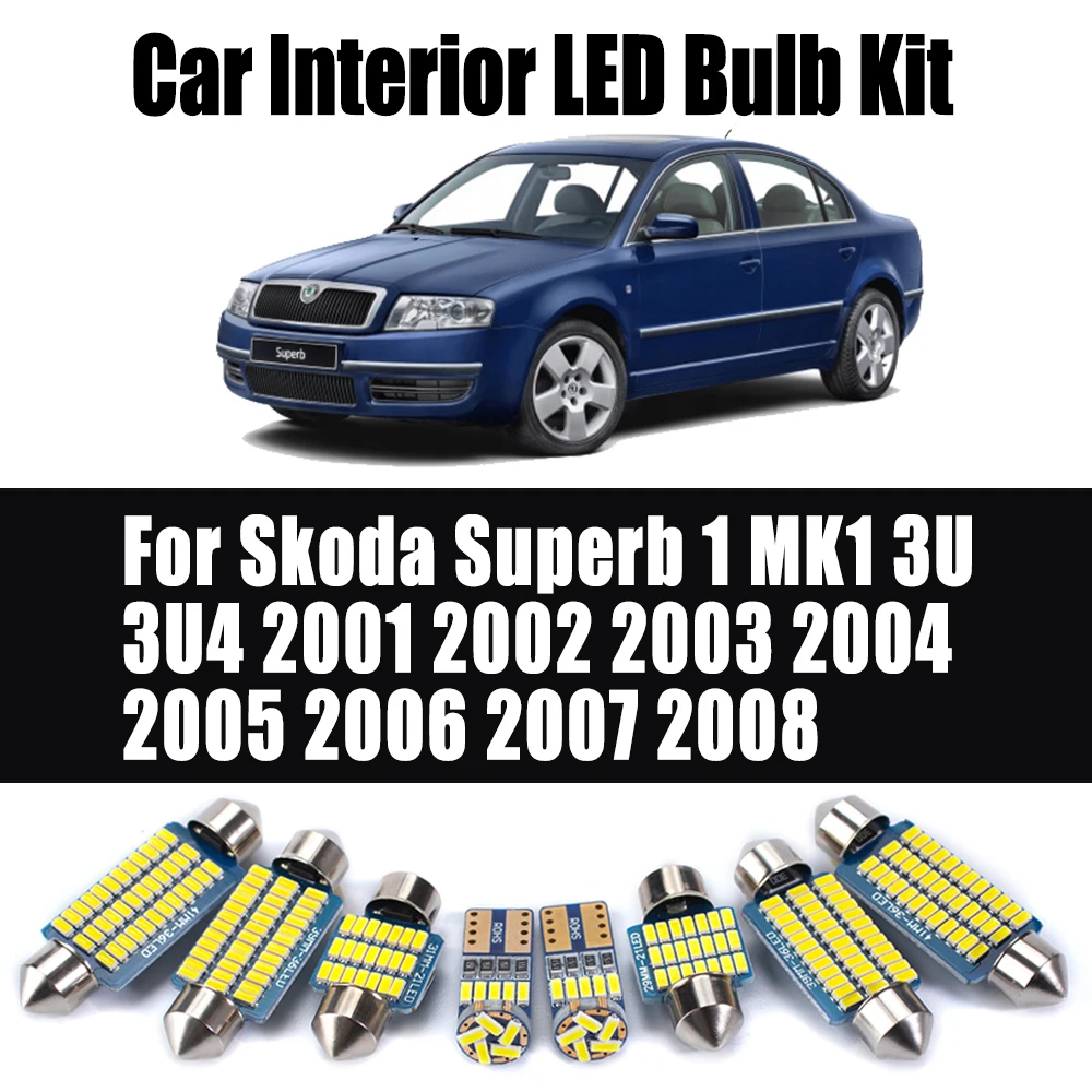 13Pcs For Skoda Sup…