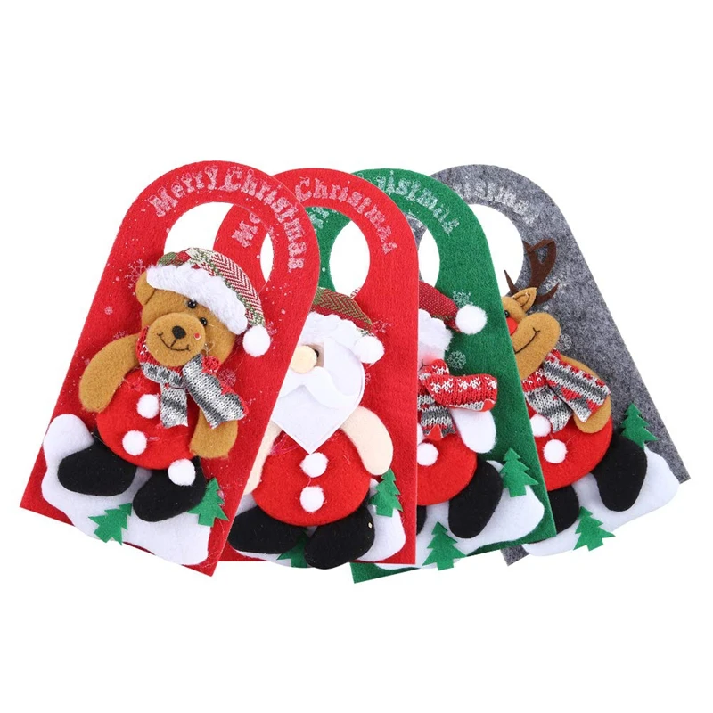 

Подвесное украшение для дверей Нетканое украшение для дверей Cartoon Mall Christmas-A73I