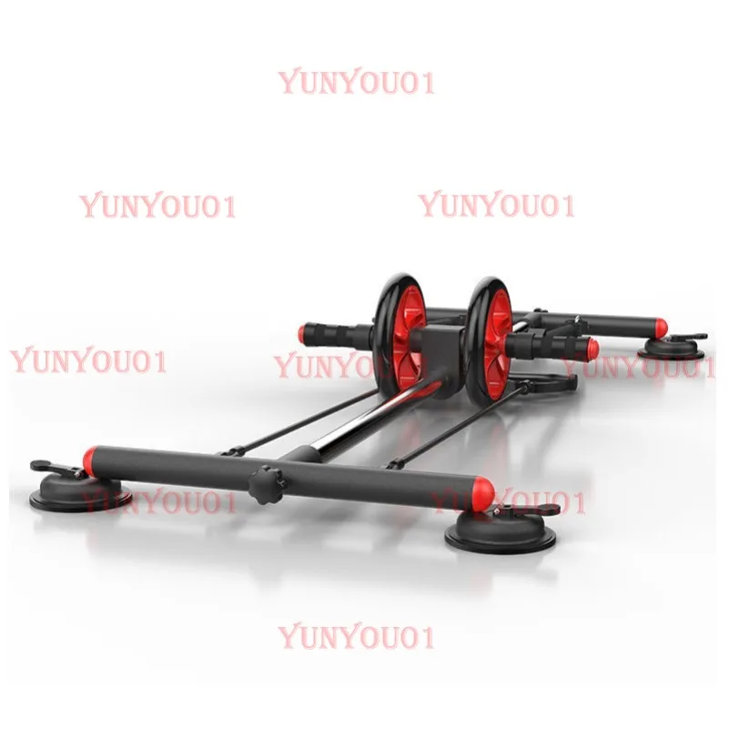 

Automatic Rebound Multifunctional Track Abdominal Wheel Men's and Women's Two-wheel Fitness Equipment Abdominal Trainer
