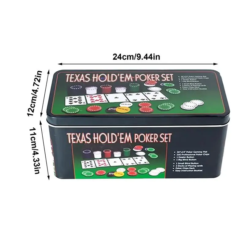 مجموعة شرائح البوكر تكساس هولدم إم مجموعة شرائح البوكر المضادة للانزلاق متعددة الوظائف لعبة احترافية لحفلات الليل والسفر