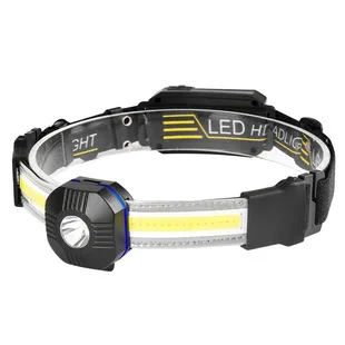 Outdoor cycling waving sensing light USB charging night running LED high beam lights essential for survival in the wild