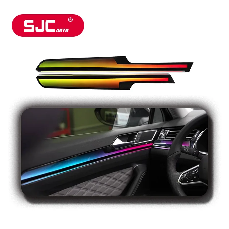 SJC 64 Color Car Ambient Light Symphony For Volkswagen Passat B8 2017-2023 Dynamic Car Interior Lighting Accessories For Upgrade