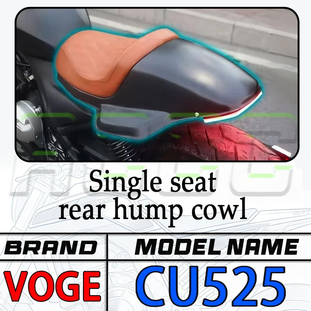 Modified Short Rear Fender Tail Mudguard Cover For VOGE CU525 CU 525