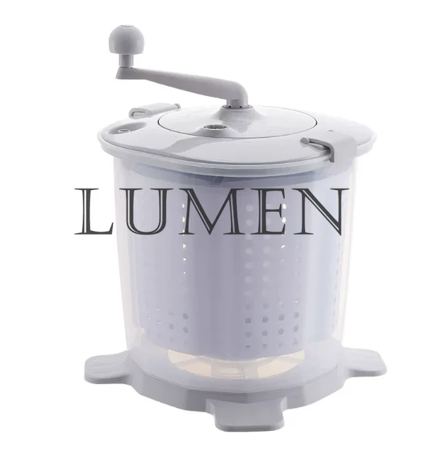 Manual Washing Machine Without Electricity, Student Dormitory Hand-cranked Elution Integrated Washing Socks