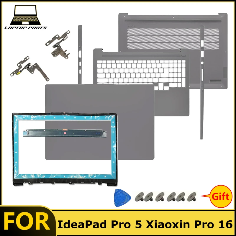 New For IdeaPad Pro 5 Xiaoxin Pro 16 16ARP8/IRH8/APH8 2023Laptop LCD Back Cover Bezel Palmrest Case Bottom Laptop Frames