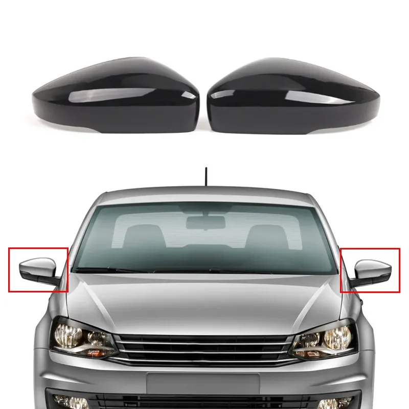 Rearview Mirror Shell Cover Replacement for Volkswagen Vento 2010–2024 Exterior Car Decoration Compatible with Rearview