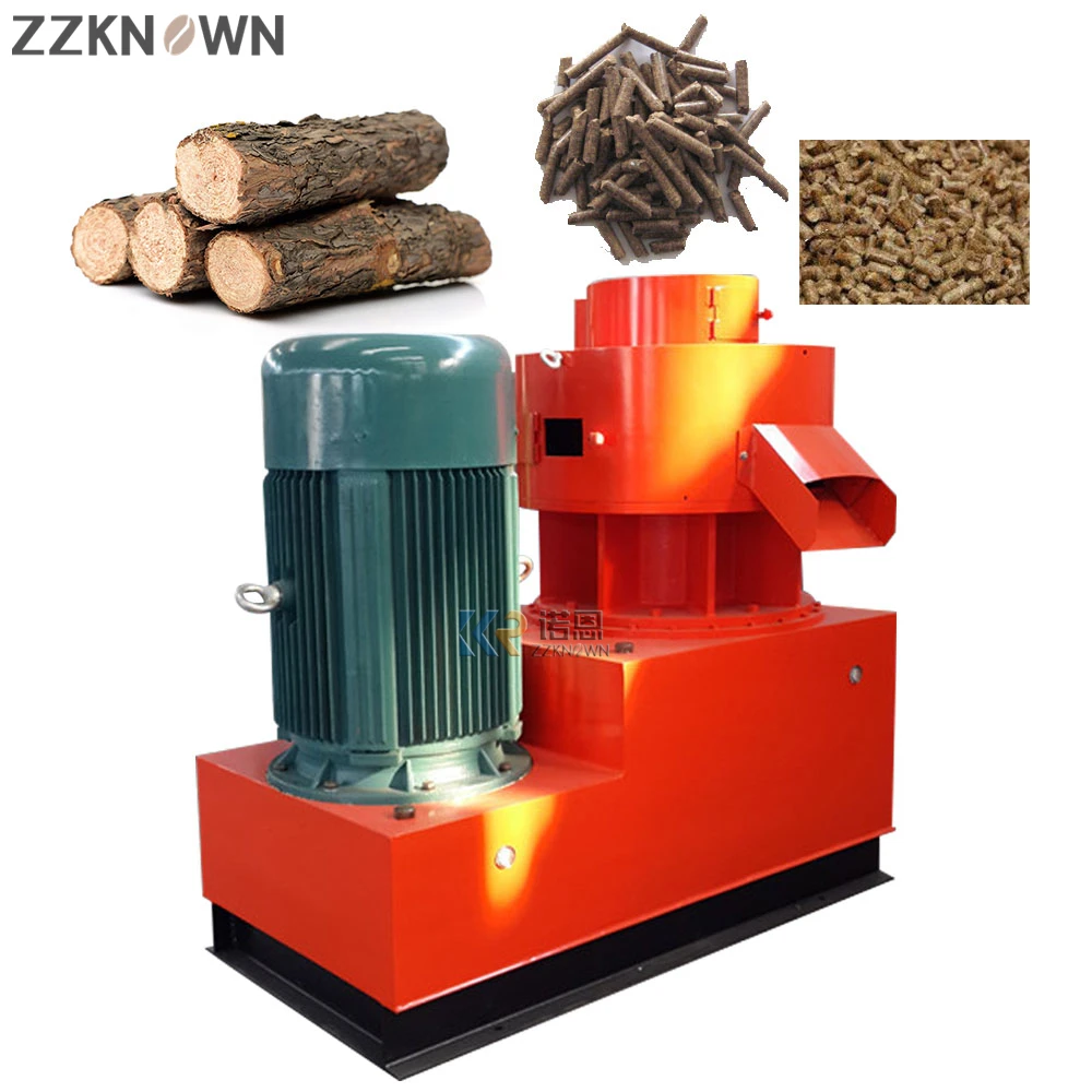 Vertical Biomass Pellet Mill Wood Pellet Making Machine   High Capacity Ring Die Woodpellet Mill Press Biomass Pellet Progress L