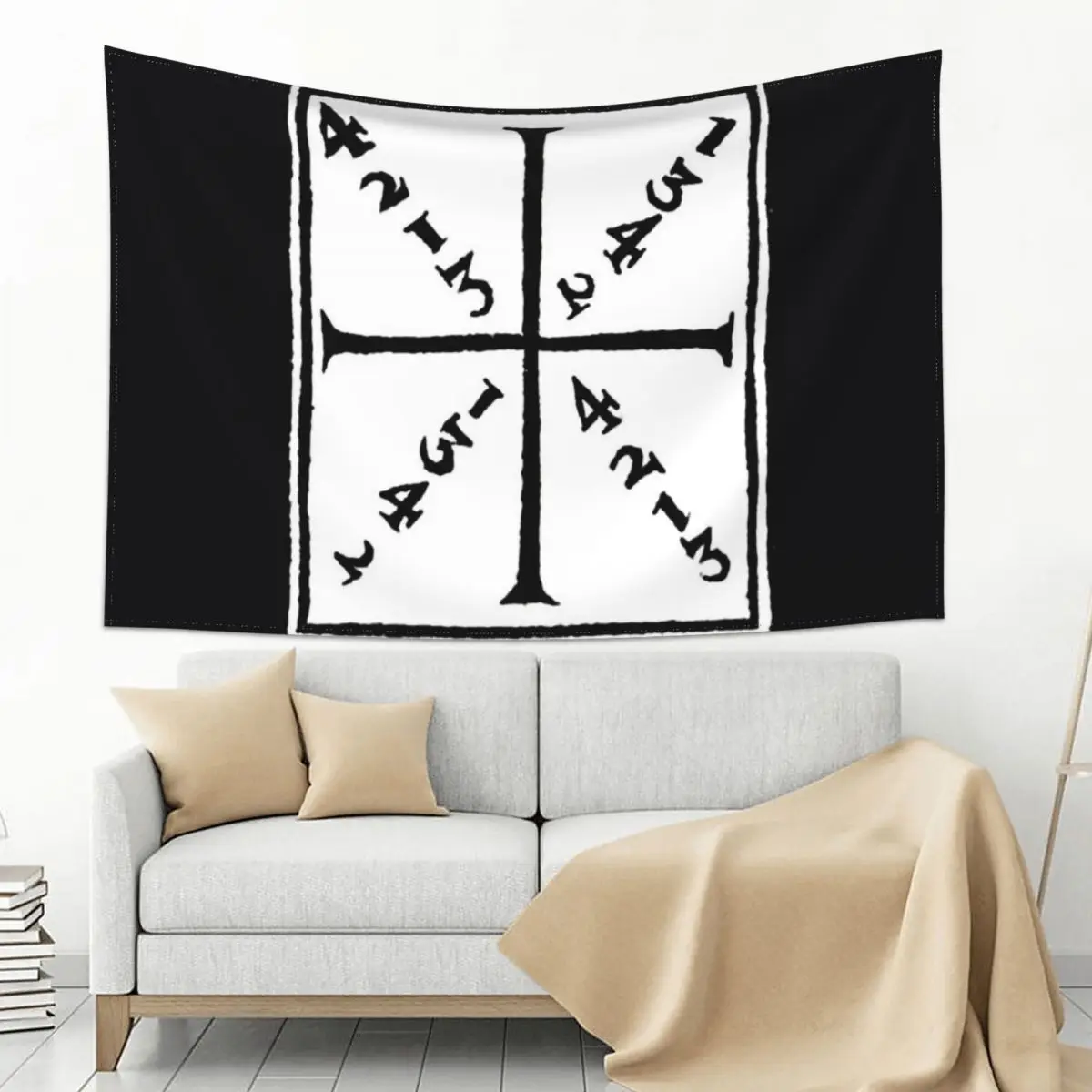 

Meyer Square 1570 - Four Openings Diagram Tapestry