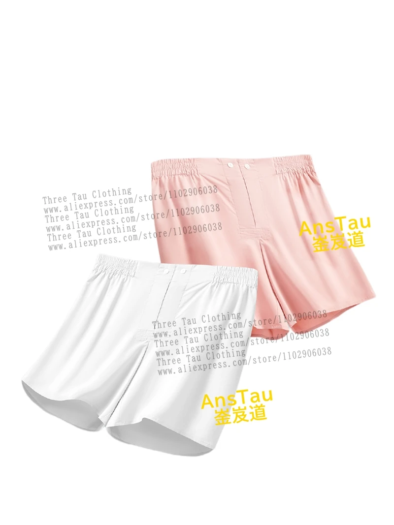 ملابس داخلية رجالية بزاوية مسطحة سراويل صيفية آرو مريحة بيجامة فضفاضة مزدوجة الصدر سراويل قصيرة بقصة ضيقة بأربعة زوايا #4