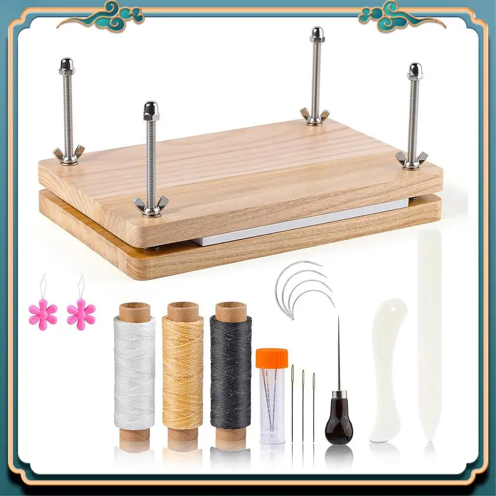 (جديد) - مجموعة تجليد الكتب، مستلزمات التجليد، مجموعة أدوات تجليد مجلد العظام للمبتدئين، مجلد العظام، مناسبة للاستخدام بنفسك