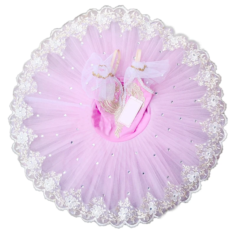 Nieuwe Professionele Ballet Tutu Volwassenen Kind Bloem Balletjurk Voor Meisjes Kids Leotard Ballerina Jurk Vrouwen Danskleding