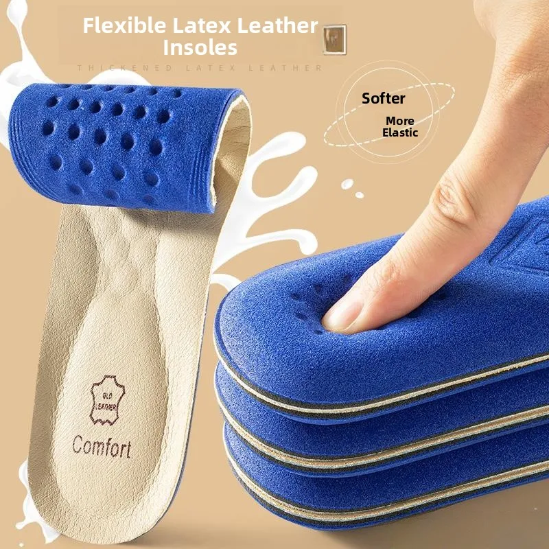 

Leather oe Inserts Sport Thi Soft Bot Comfortable Breathable Sweat Absorbent Anti-Odor Genuine Leather Stand for Long ...
