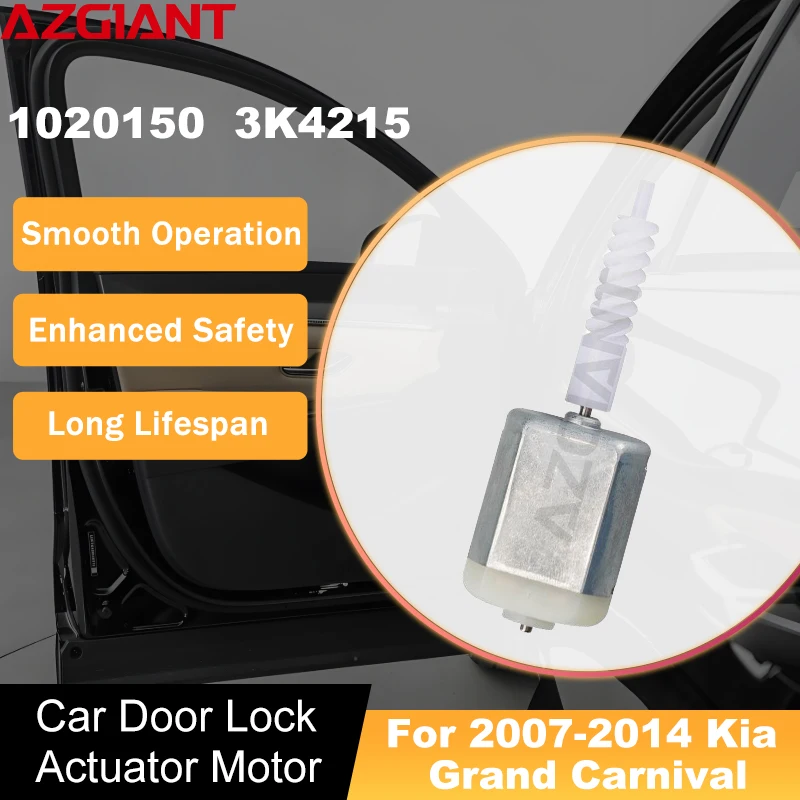 1020268 3G2725 Car Sliding Door Lock Actuator Central Locking Motor For 2007-2014 Kia Grand Carnival Replacement Part Quiet Operation