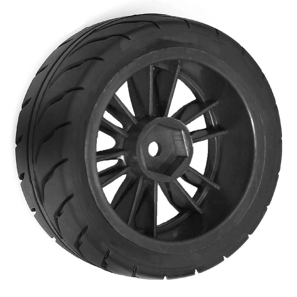 

Комплект из 4 резиновых колес 68 мм с шестигранным креплением 12 мм для радиоуправляемых гоночных машин Tamiya TT01 TT02 TA06 XV01 XV02 PTG-2 1/10, запчасти для тюнинга