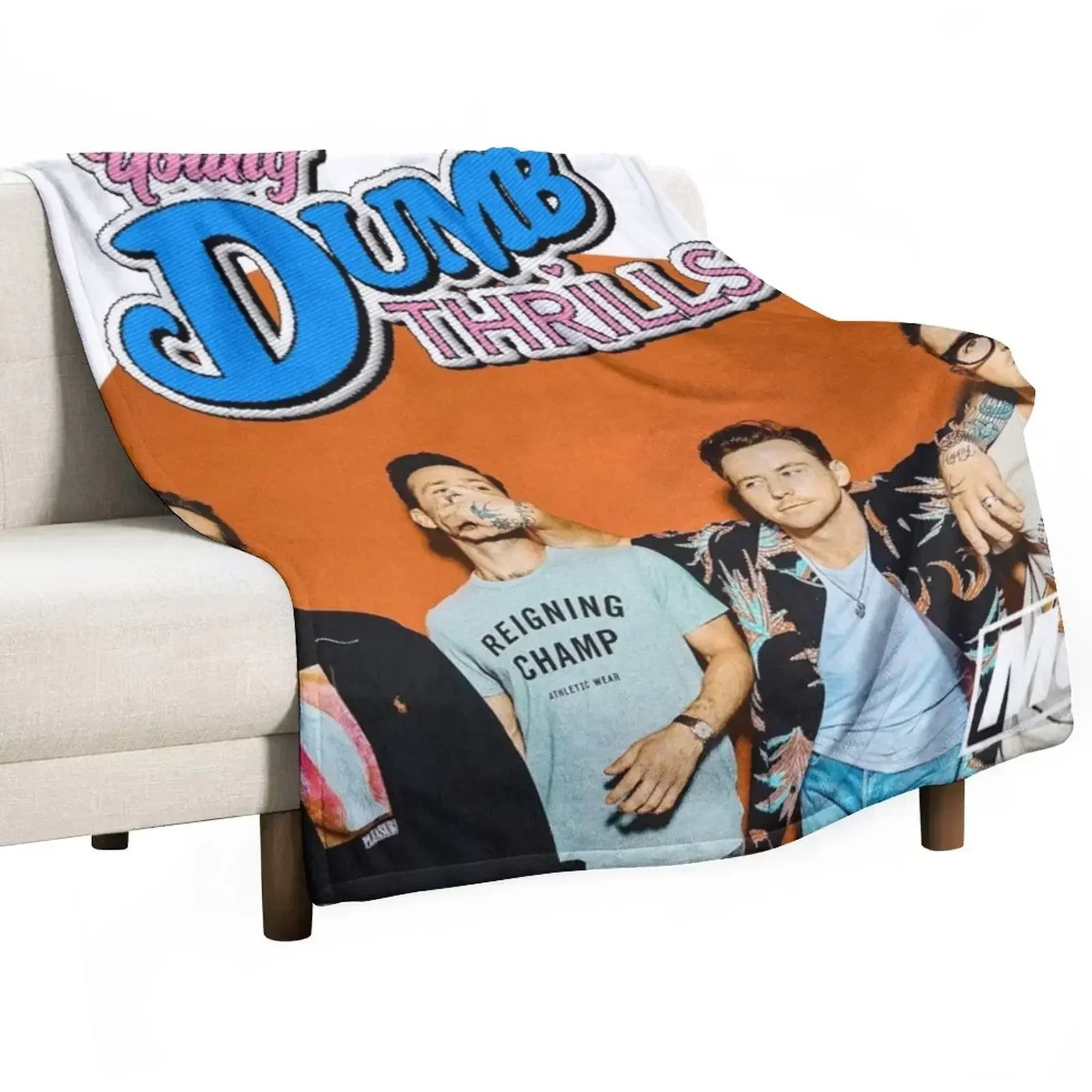 

McFly Young Dumb Thrills Throw Blanket Luxury St Blankets For Sofas Blankets