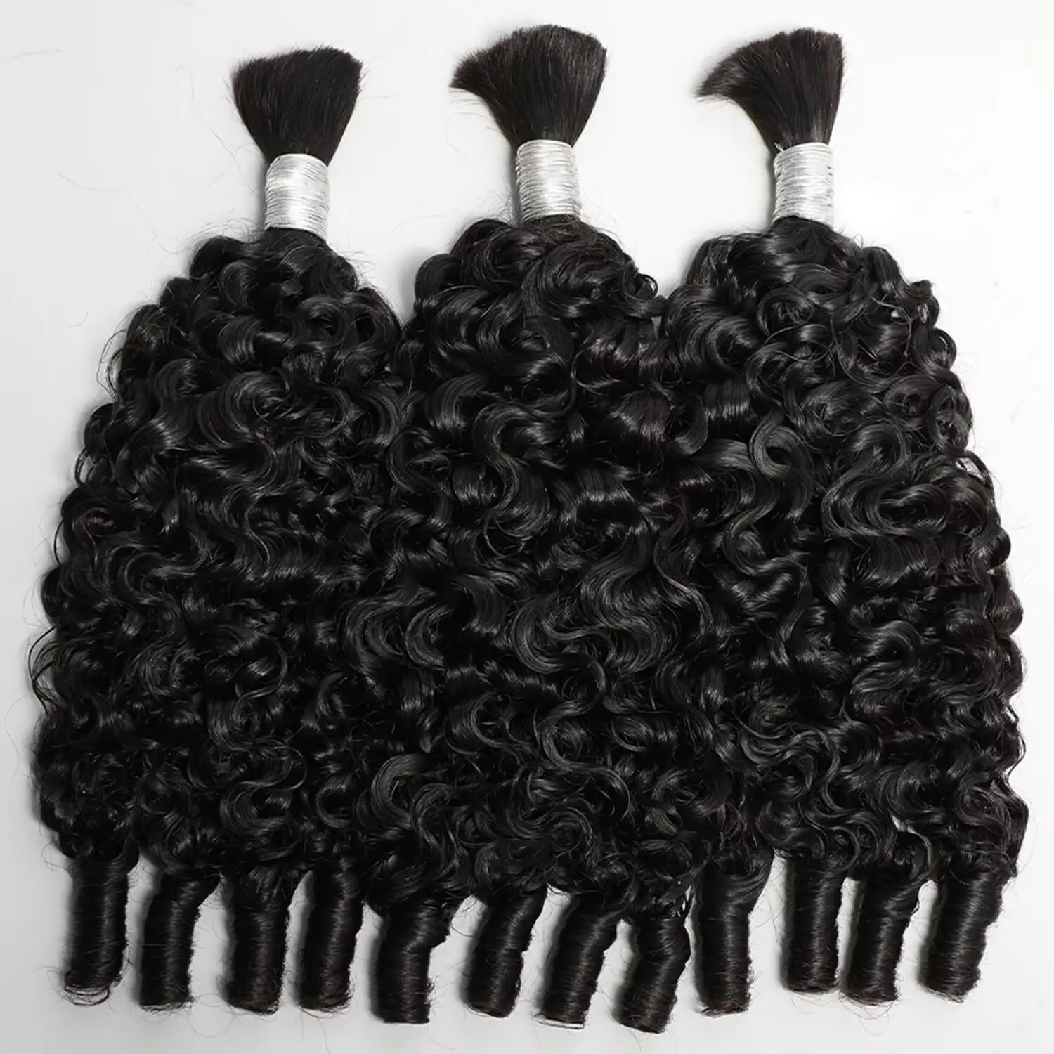 

Human Braiding Hair For Boho Braids 100g Burmese Curly Bundles Human Hair For Bohemian Knotless Braids Virgin Hair Extensions