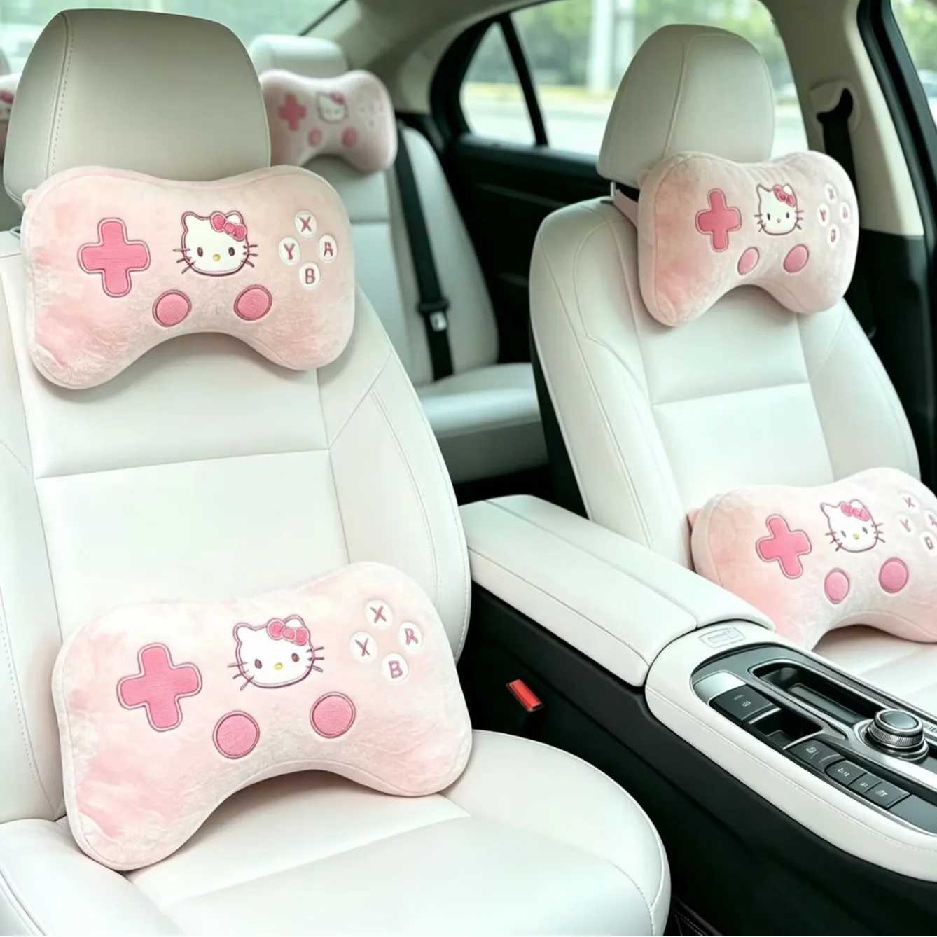 

Car Neck Pillow Memory Foam Protective Lumbar Back Support Breathable Car Headrest Cushion Relieve Stress Car Seat Pillow