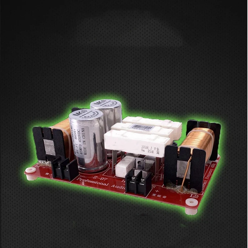 1ชิ้น550W ตัวแบ่งความถี่ลำโพงเบสหนัก43Hz/45Hz ตัวกรองครอสโอเวอร์ PCB HiFi DIY ตัวกรองครอสโอเวอร์เครื่องเสียงรถยนต์