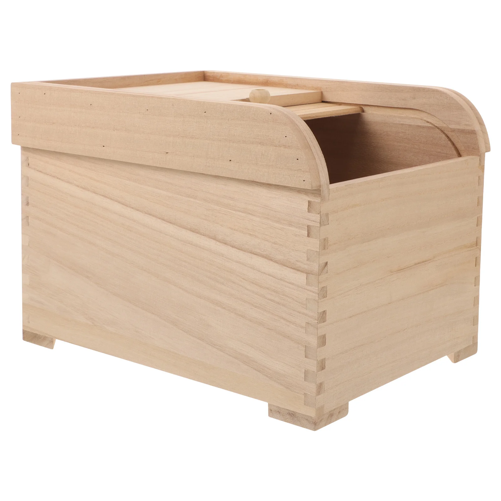 Rice Container Storage Wooden Food Storage Box Large Capacity for Cereal Grains Kitchen Pantry Organization Container with Lid
