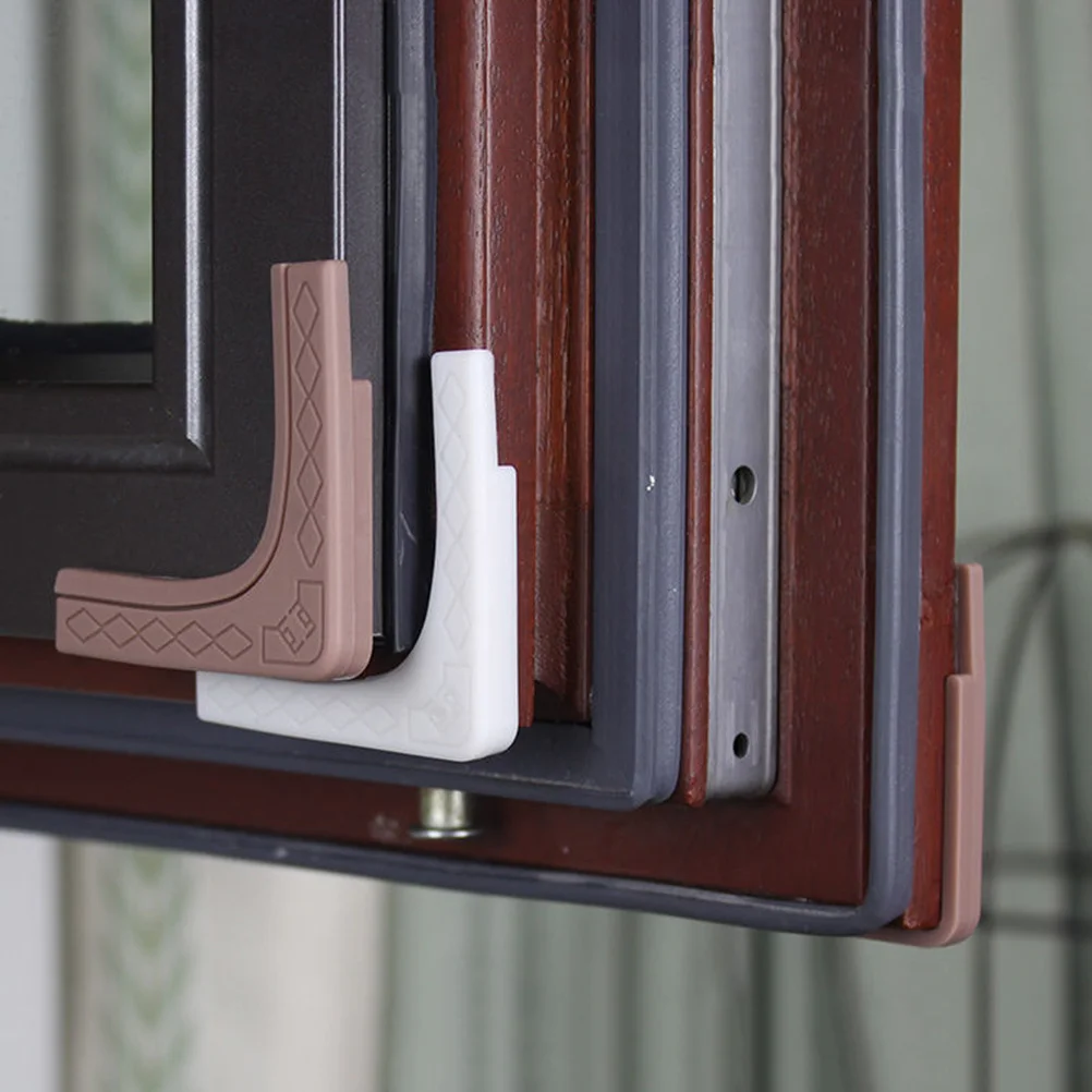 4 قطعة حامي الزاوية الحرس سيليكون الطفل التدقيق مصدات لطاولة أثاث نافذة الزاوية اليمنى يغطي ديكور سلامة الطفل