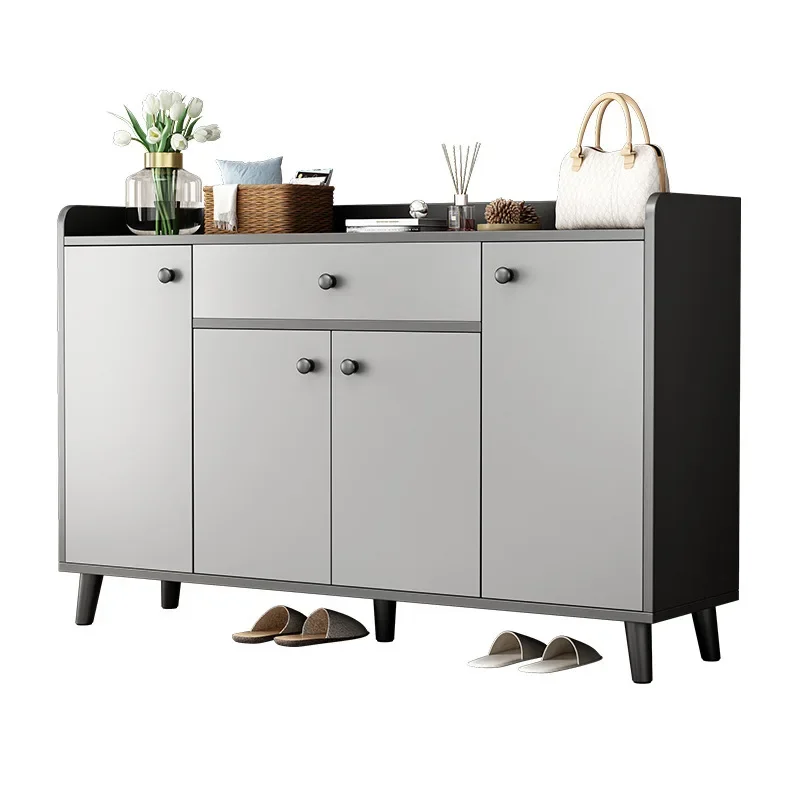 &Shoe cabinet household door light luxury simple modern home dustproof large capacity storage locker locker shoe rack