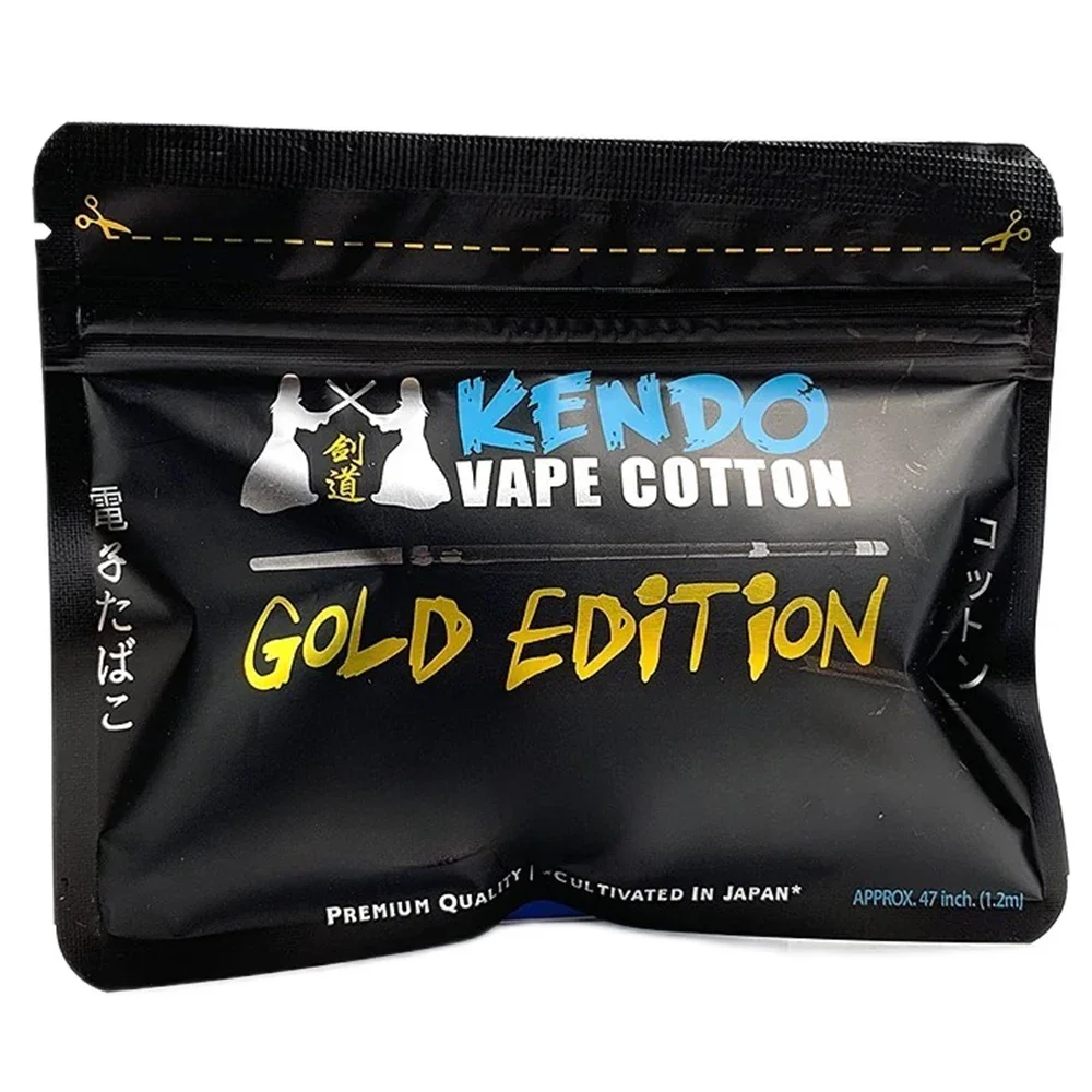 Kendo Cotton Blue Edition para DIY Bacon RDA tanque alambre calefactor algodón