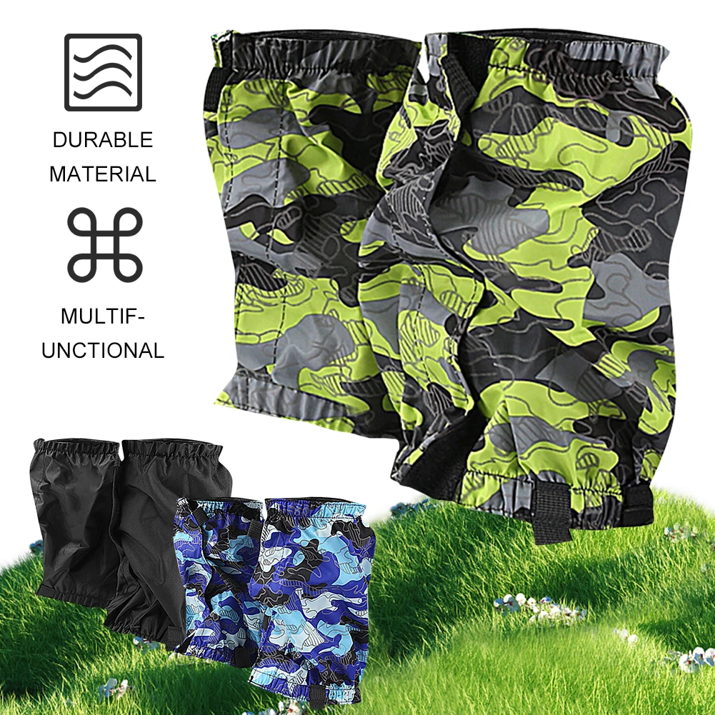 Unissex ao ar livre neve pé capa impermeável legging polainas capas de perna para caminhadas ao ar livre caminhada escalada caça