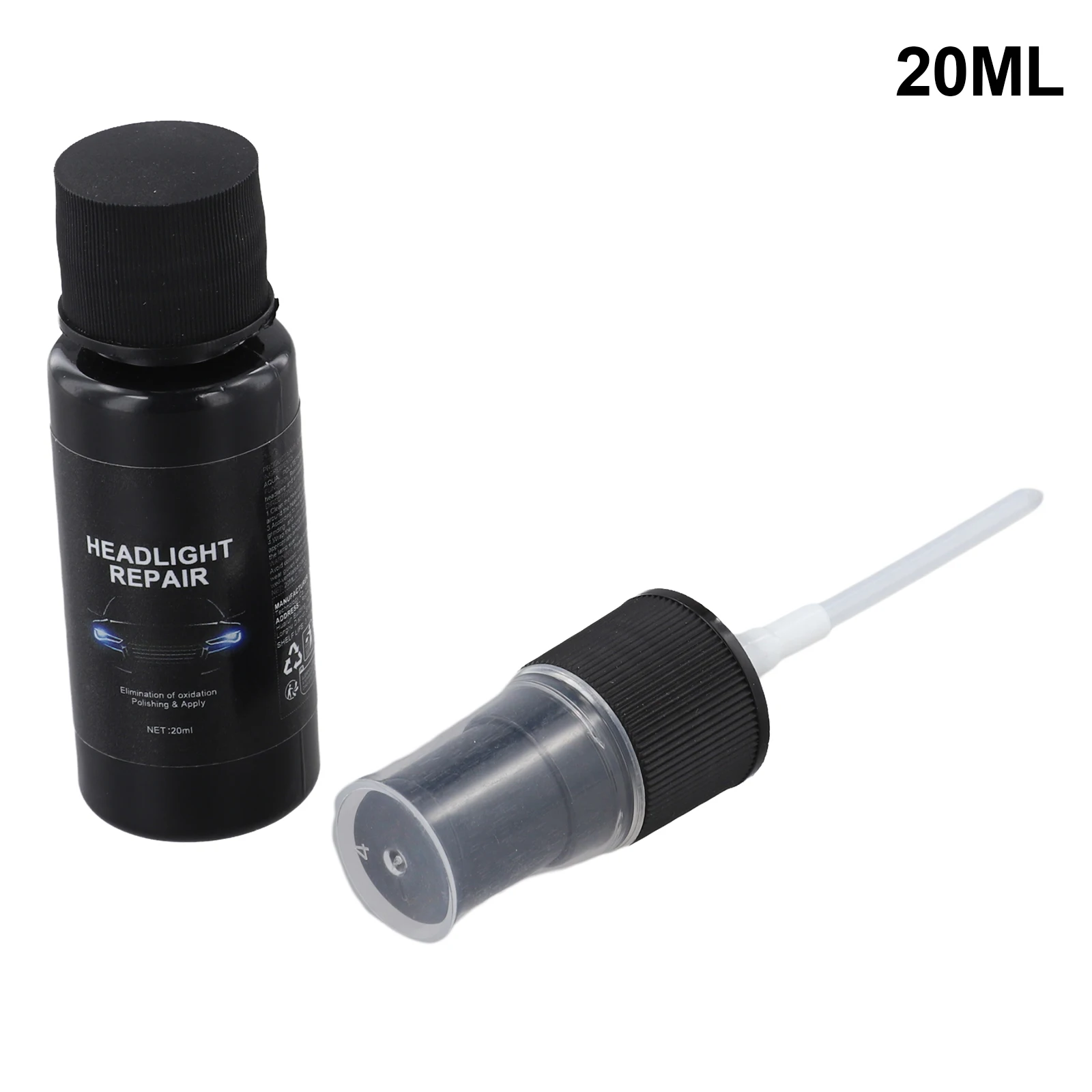 Auto Headlight Repair Kit Featuring 20ML Polishing Fluid to for address Scratches Oxidation Yellowing and Blurring