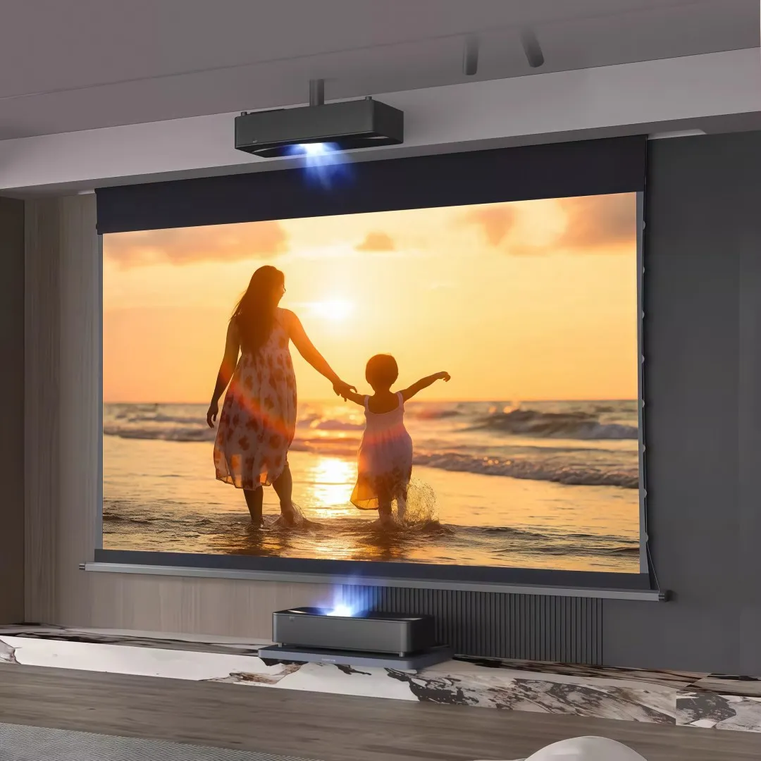 Mivision 150 Inch 16:9 Ultra Short Throw Projector Screen Ambient Light Rejecting UST T Prism Screen