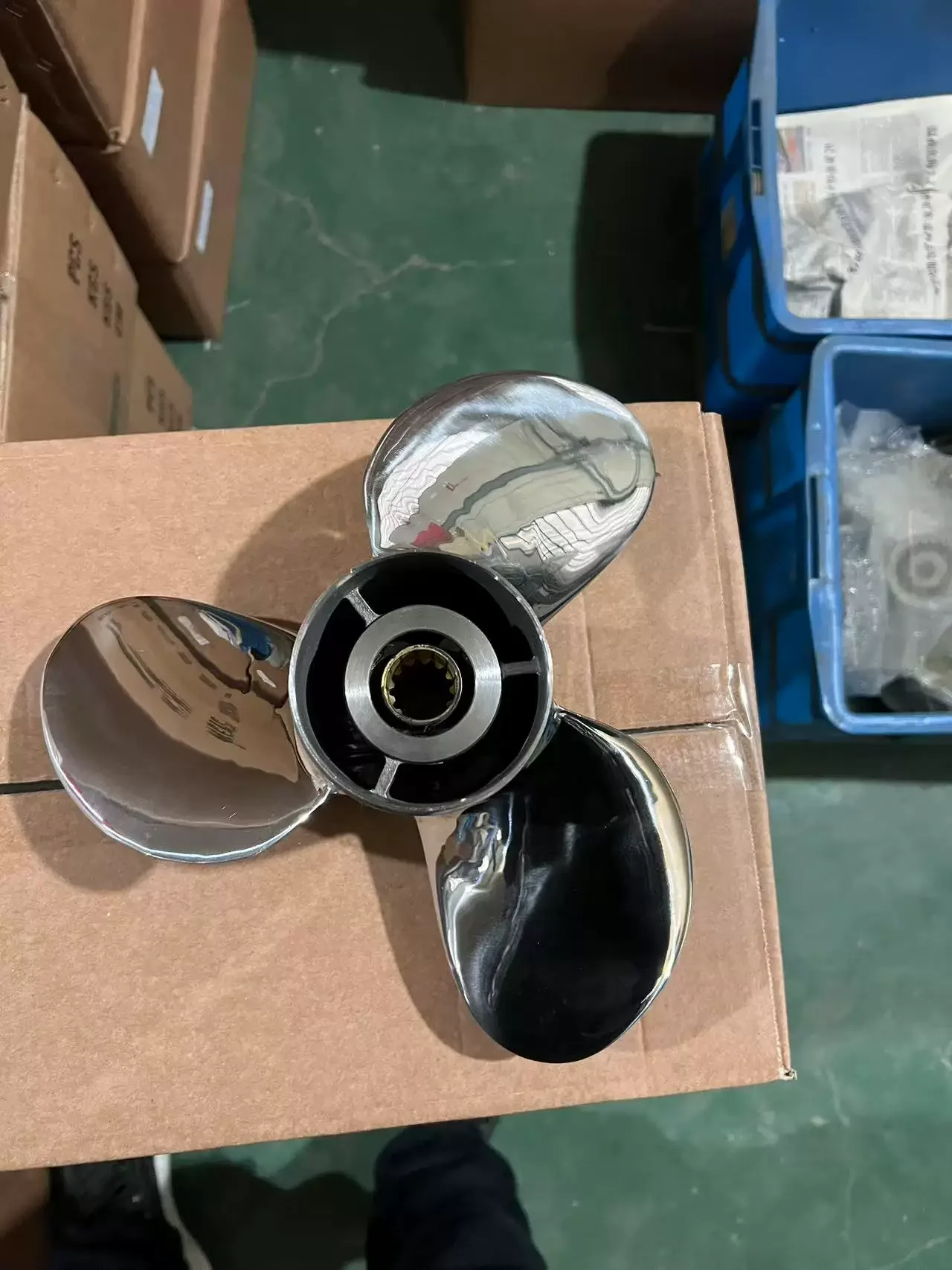 Wholesale Stainless Steel Propellers For Yamaha Honda Hidea Outboard Motor 2 Stroke 40-55HP, 4 Stroke 60HP 13 Inch 11 1/8*13-G