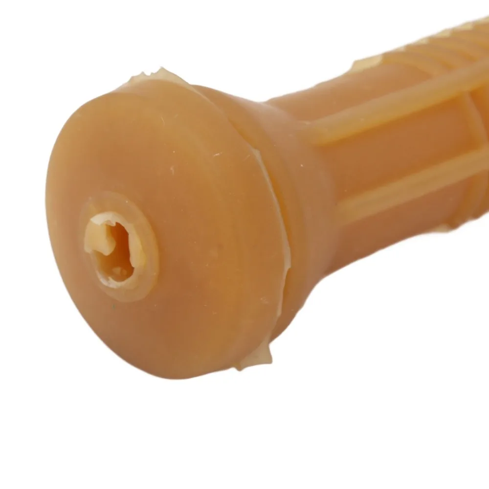 20pcs Rubber Chicken Plucker Finger Wear Resistant Hollow Design Plucker Machine Accessories Yellow Soft