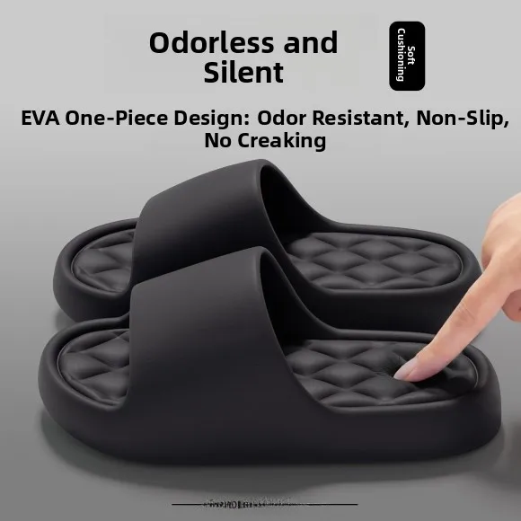 

EVA Slippers Women's New 2026 Summer Indoor Home Anti-Slip Deodorant Bathroom Bathing Soft Bottom Sandals Men's Casual Slippers